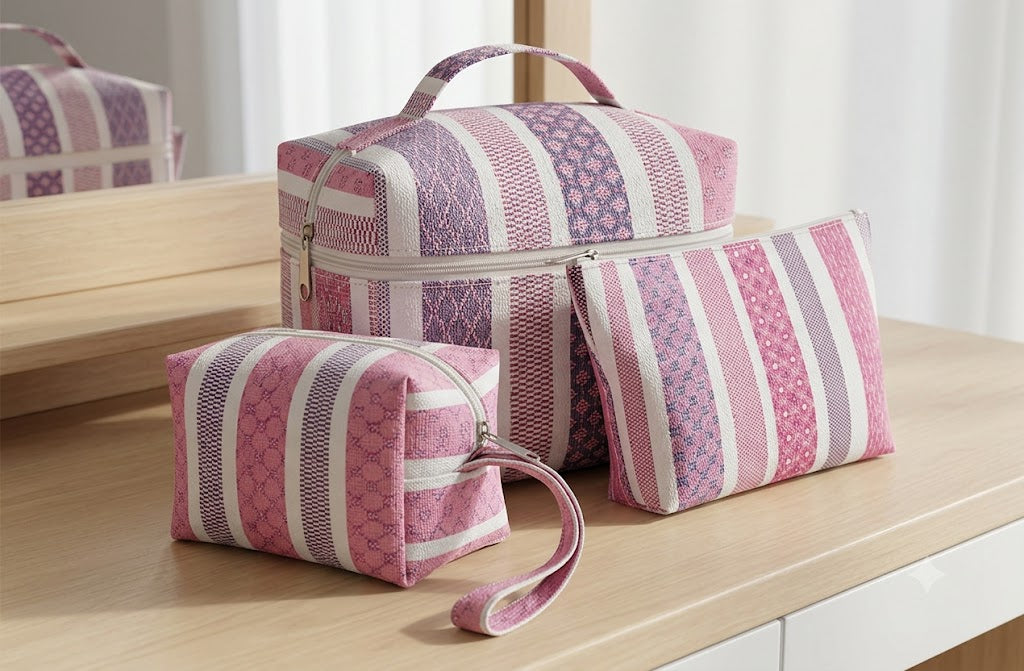 DIMON CRAFT MULTI DESIGN MAKEUP POUCH